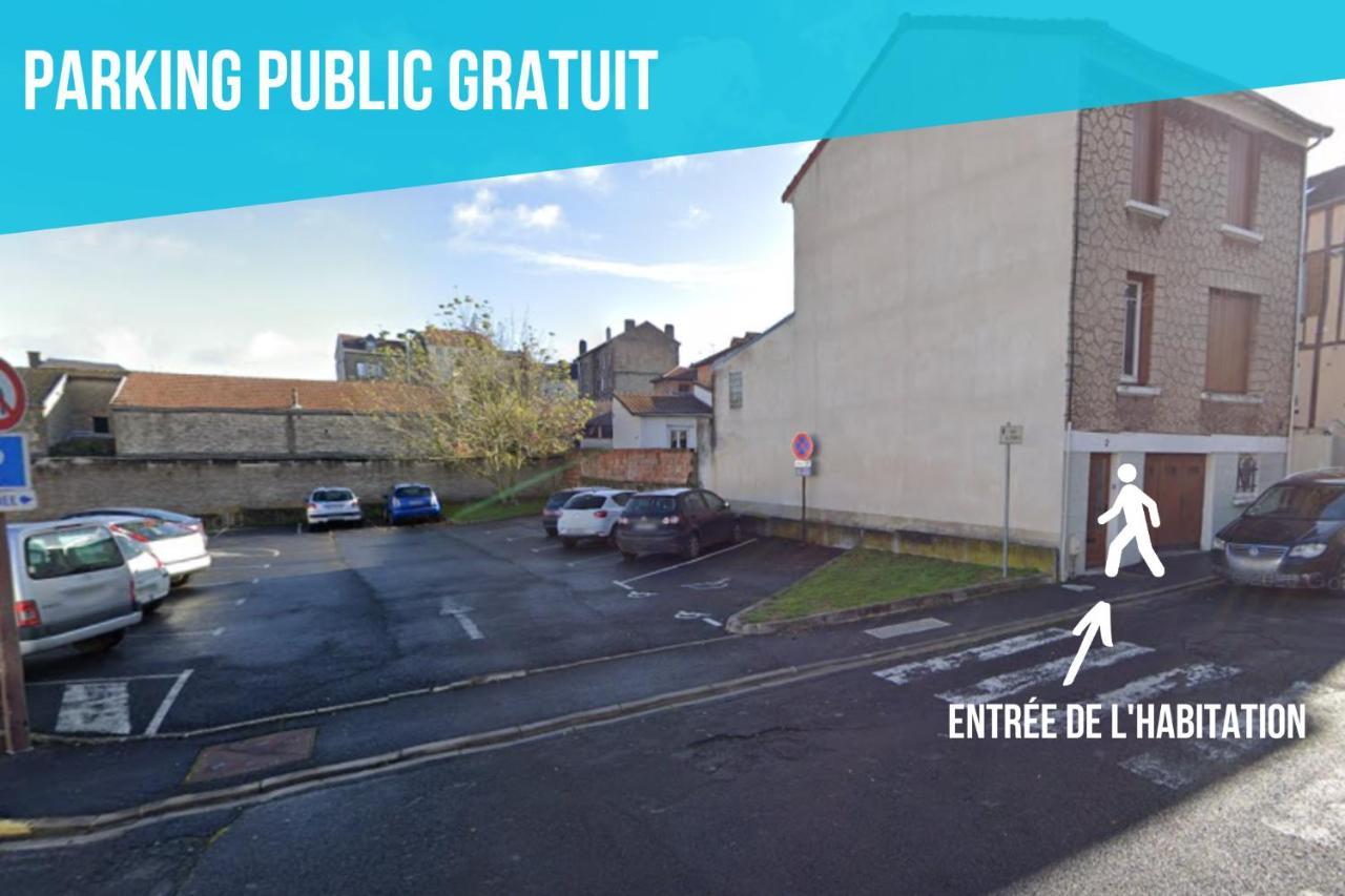 Cocon D'Hiver - Netflix & Wifi - Parking Gratuit - Check-In 24H24 - Kit Bebe Inclus - Emplacement Velos - Goodmarning Châlons-en-Champagne Kültér fotó