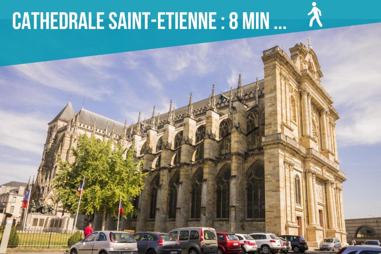 Cocon D'Hiver - Netflix & Wifi - Parking Gratuit - Check-In 24H24 - Kit Bebe Inclus - Emplacement Velos - Goodmarning Châlons-en-Champagne Kültér fotó