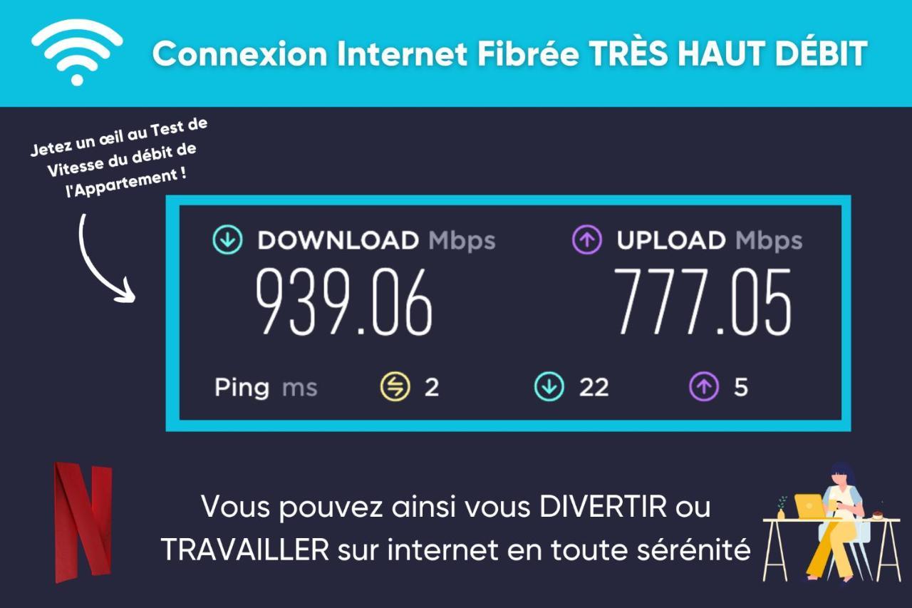 Cocon D'Hiver - Netflix & Wifi - Parking Gratuit - Check-In 24H24 - Kit Bebe Inclus - Emplacement Velos - Goodmarning Châlons-en-Champagne Kültér fotó